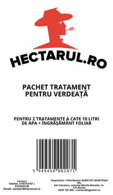 Hectarul - Pachet tratament pentru verdeata cu ingrasamant foliar, 20 litri